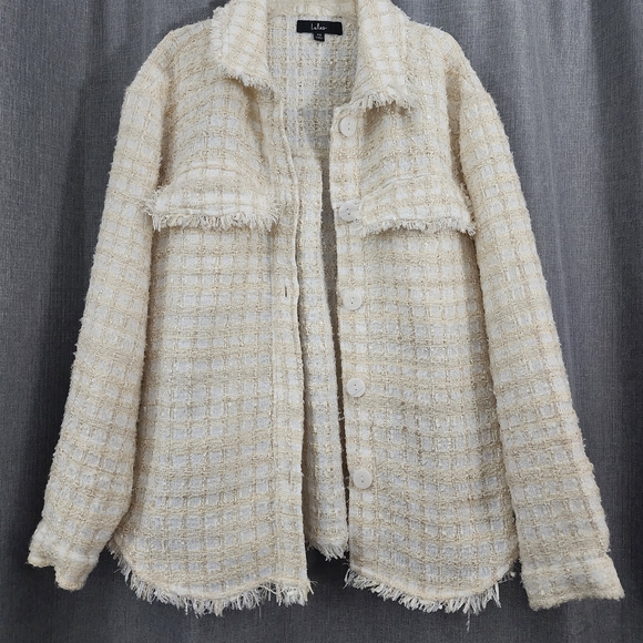 Lulus Jackets & Blazers - Lulu's Beige Textured Women's Blazer
